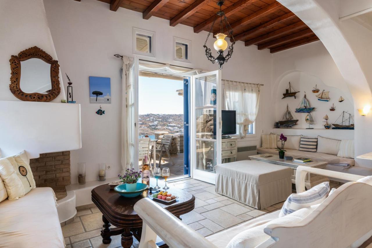 Yalos Mykonos Ornos Pouli Private Apartments W Shared Swimming Pool Mykonos Town 외부 사진