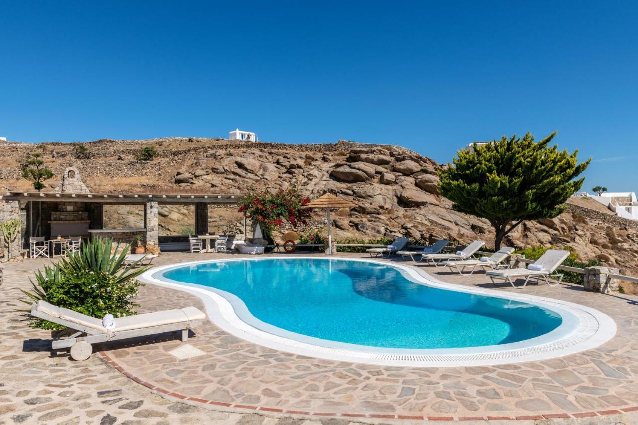 Yalos Mykonos Ornos Pouli Private Apartments W Shared Swimming Pool Mykonos Town 외부 사진