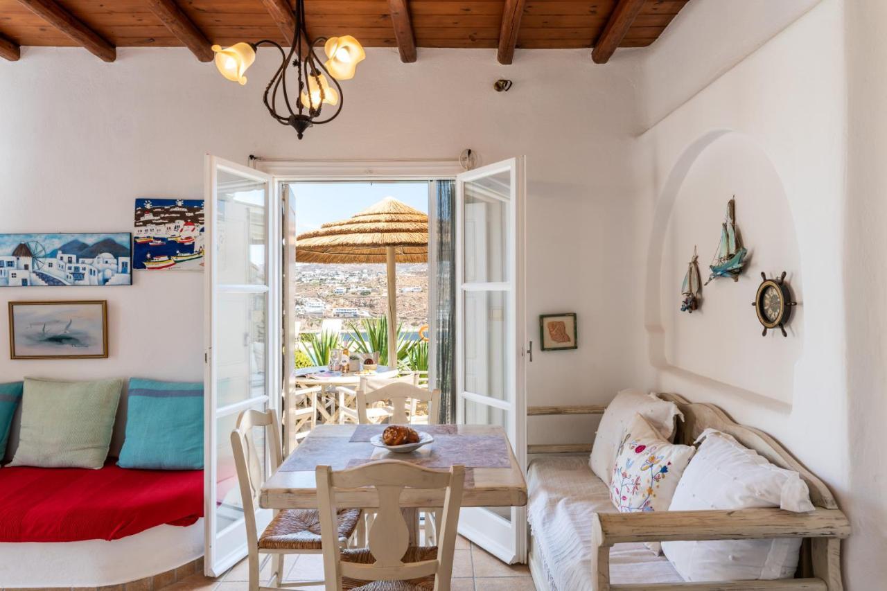 Yalos Mykonos Ornos Pouli Private Apartments W Shared Swimming Pool Mykonos Town 외부 사진