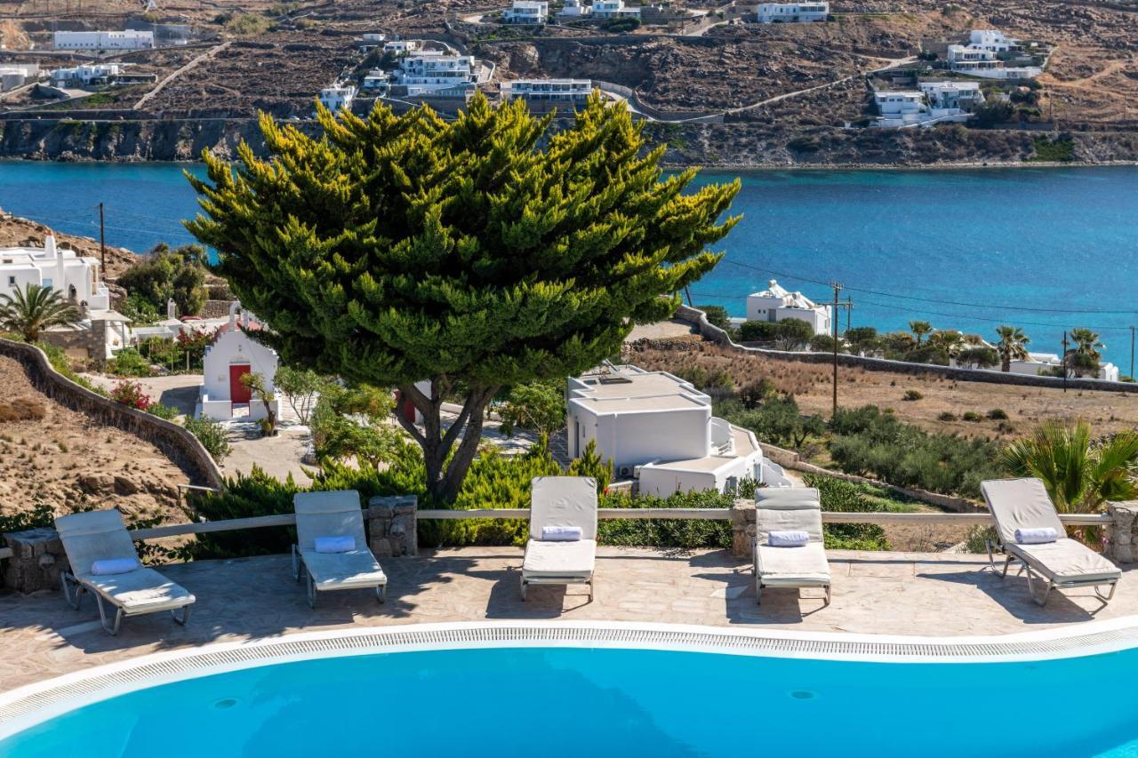 Yalos Mykonos Ornos Pouli Private Apartments W Shared Swimming Pool Mykonos Town 외부 사진