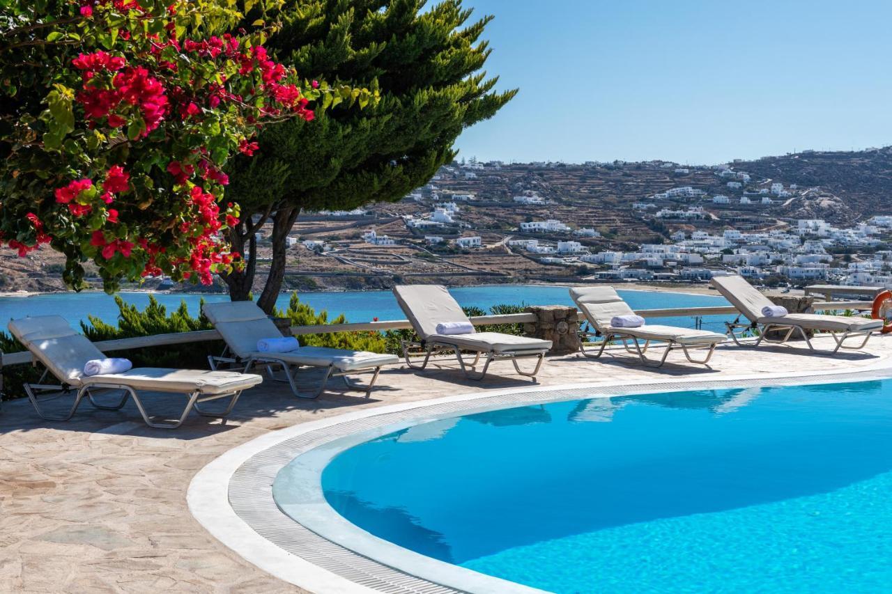 Yalos Mykonos Ornos Pouli Private Apartments W Shared Swimming Pool Mykonos Town 외부 사진
